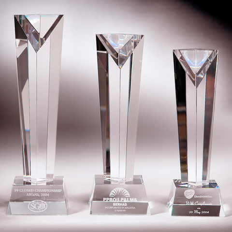 Crystal Trophy | C704 A/B/C - D One Crystal Award Trophy Malaysia