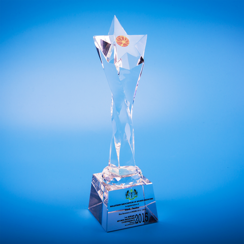 Star Award | CS931 - D One Crystal Award Trophy Malaysia