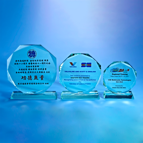 Glass Series | D1015 A/B/C - D One Crystal Award Trophy Malaysia