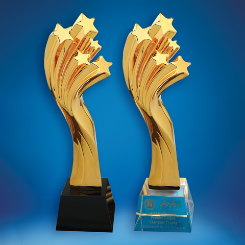 Crystal Trophy | D5034 A/B - D One Crystal Award Trophy Malaysia