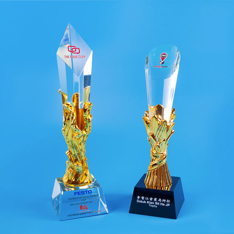 Crystal Trophy | D5357 & D5358