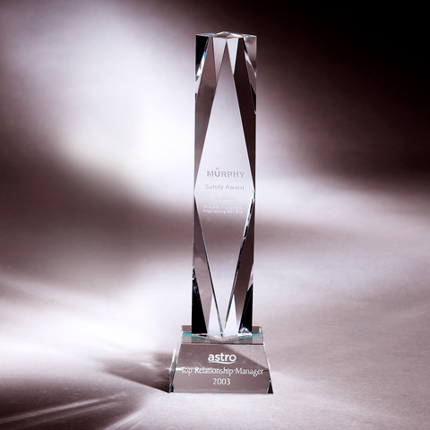 Crystal Trophy | C702C - D One Crystal Award Trophy Malaysia