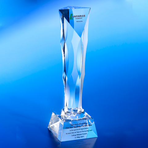 Crystal Trophy | C806 - D One Crystal Award Trophy Malaysia