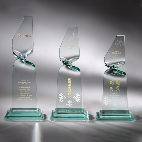 Glass Series | CA300 A/B/C - D One Crystal Award Trophy Malaysia