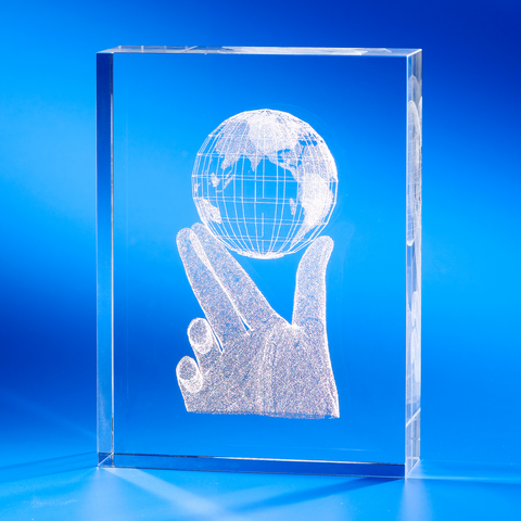 Crystal Gifts | CL-17 - D One Crystal Award Trophy Malaysia