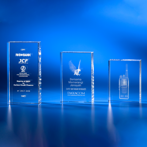 Crystal Gifts | CL-18 A/B/C - D One Crystal Award Trophy Malaysia