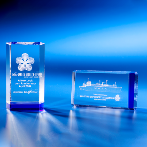 Crystal Gifts | CL-26 - D One Crystal Award Trophy Malaysia