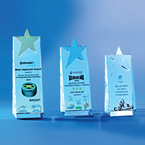 Star Award | CS913 A/B/C - D One Crystal Award Trophy Malaysia