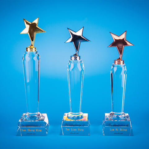 Star Award | CS933 A/B/C - D One Crystal Award Trophy Malaysia