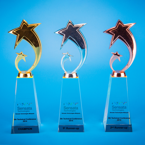 Star Award | CS935 A/B/C - D One Crystal Award Trophy Malaysia