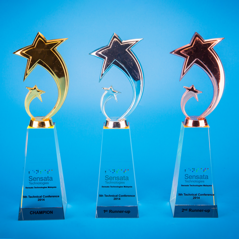 CS935 A/B/C - D One Crystal Award Trophy Malaysia