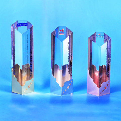 Star Award | CS940 A/B/C - D One Crystal Award Trophy Malaysia