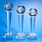 Crystal Trophy | D1010 A/B/C - D One Crystal Award Trophy Malaysia