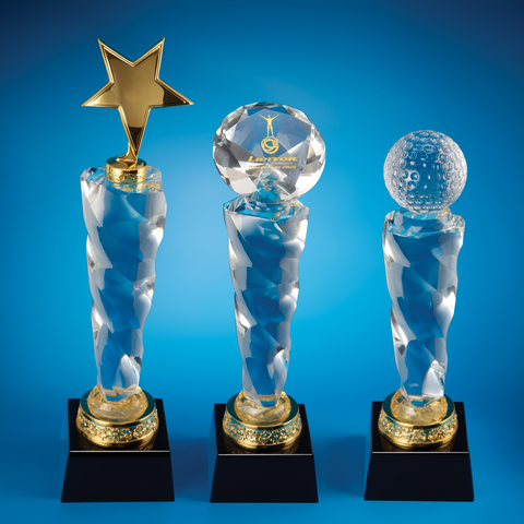 Crystal Trophy | D3017 A/B/C - D One Crystal Award Trophy Malaysia