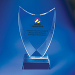Crystal Plaque | D4014 - D One Crystal Award Trophy Malaysia