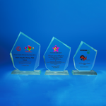 Crystal Plaque | D4046 A/B/C - D One Crystal Award Trophy Malaysia