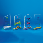 Crystal Plaque | D4048 A/B/C/D - D One Crystal Award Trophy Malaysia