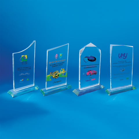 Crystal Plaque | D4049 A/B/C/D - D One Crystal Award Trophy Malaysia