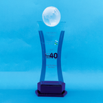 Crystal Trophy | D4064 - D One Crystal Award Trophy Malaysia
