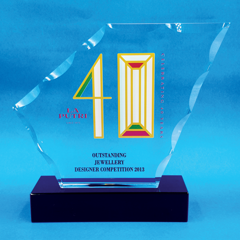 Crystal Plaque | D4069 - D One Crystal Award Trophy Malaysia
