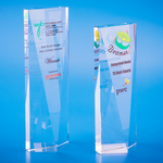 Crystal Trophy | D5007 A/B - D One Crystal Award Trophy Malaysia