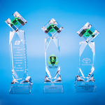 Crystal Trophy | D5009 A/B/C - D One Crystal Award Trophy Malaysia