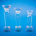 Crystal Trophy | D5015 A/B/C - D One Crystal Award Trophy Malaysia