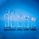 Crystal Trophy | D5017 A/B/C/D/E - D One Crystal Award Trophy Malaysia