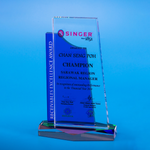 Crystal Plaque | D5028 - D One Crystal Award Trophy Malaysia