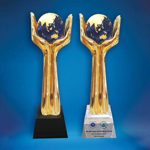 Crystal Trophy | D5030 A/B - D One Crystal Award Trophy Malaysia