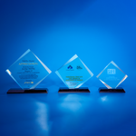 Crystal Plaque | D5057 A/B/C - D One Crystal Award Trophy Malaysia