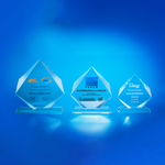 Crystal Plaque | D5058 A/B/C - D One Crystal Award Trophy Malaysia