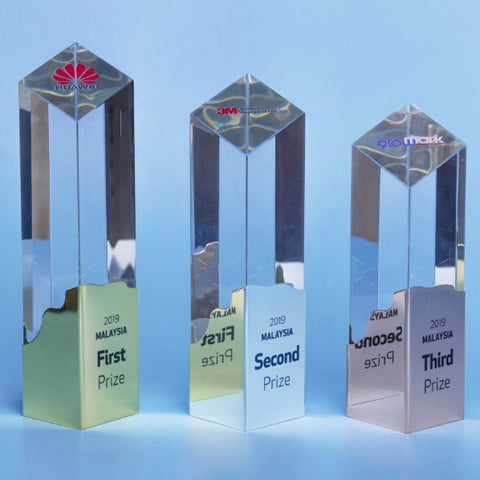 Crystal Trophy | D5106 A/B/C - D One Crystal Award Trophy Malaysia
