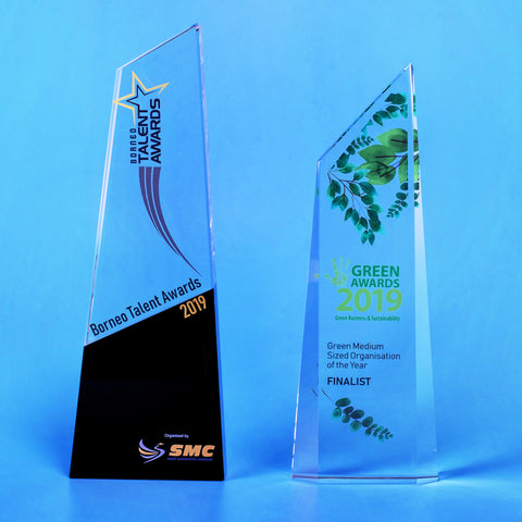 Crystal Trophy | D5116 A/B/C - D One Crystal Award Trophy Malaysia