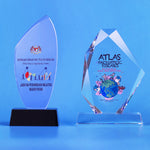 Crystal Plaque | D5121 A / B - D One Crystal Award Trophy Malaysia