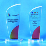 Crystal Plaque | D5125 A / B - D One Crystal Award Trophy Malaysia