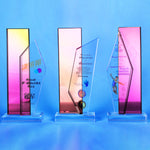Crystal Plaque | D5127 A/B/C - D One Crystal Award Trophy Malaysia