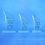 Crystal Plaque | D5151 A/B/C - D One Crystal Award Trophy Malaysia
