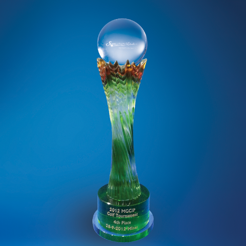 Liu Li Series | DLL-001 - D One Crystal Award Trophy Malaysia