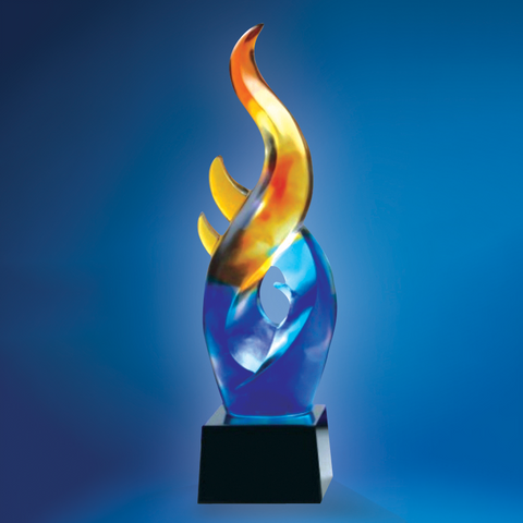 Liu Li Series | DLL-002 - D One Crystal Award Trophy Malaysia