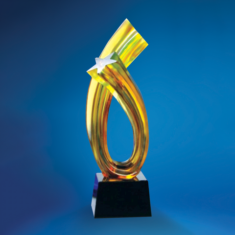 Liu Li Series | DLL-009 - D One Crystal Award Trophy Malaysia